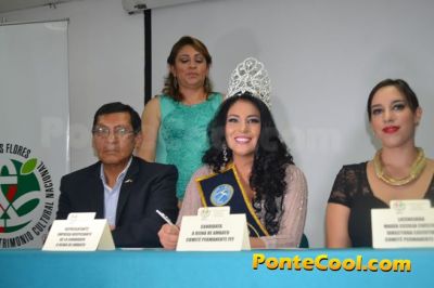 Inscripción de Samanda Nuñez candidata a Reina de Ambato 2016
