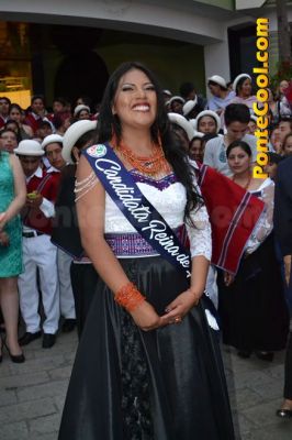 Inscripción de Karina Chango candidata a Reina de Ambato 2016
