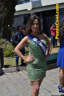 Inscripción de Ibeth Castro candidata a Reina de Ambato 2016
