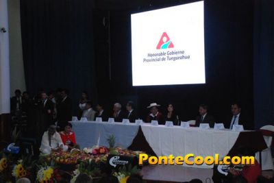 Posesión de Manuel Caizabanda Prefecto de Tungurahua
