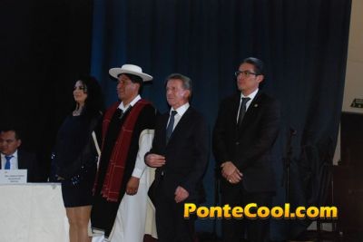 Posesión de Manuel Caizabanda Prefecto de Tungurahua
