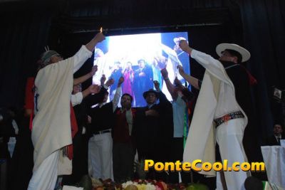 Posesión de Manuel Caizabanda Prefecto de Tungurahua
