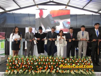 Inauguración de la Feria Internacional del Calzado FICCE 2019 en Ambato
