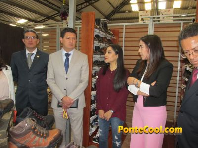 Inauguración de la Feria Internacional del Calzado FICCE 2019 en Ambato
