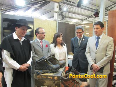 Inauguración de la Feria Internacional del Calzado FICCE 2019 en Ambato
